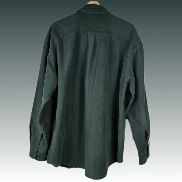 Knightsbridge Faux Suede Button-Down Shirt - Picture 2 of 9